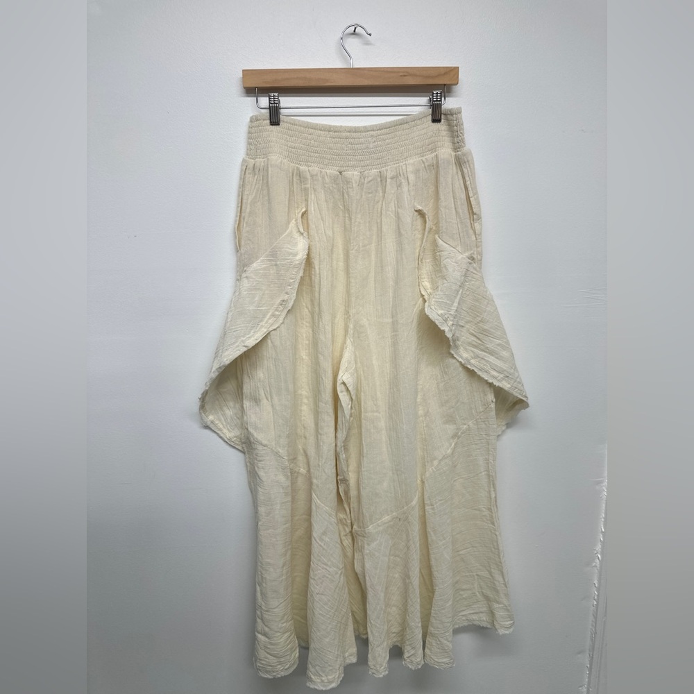 Free People Songs Of Summer Pants - Ivory - NWT - Size M - Picture 8 of 8
